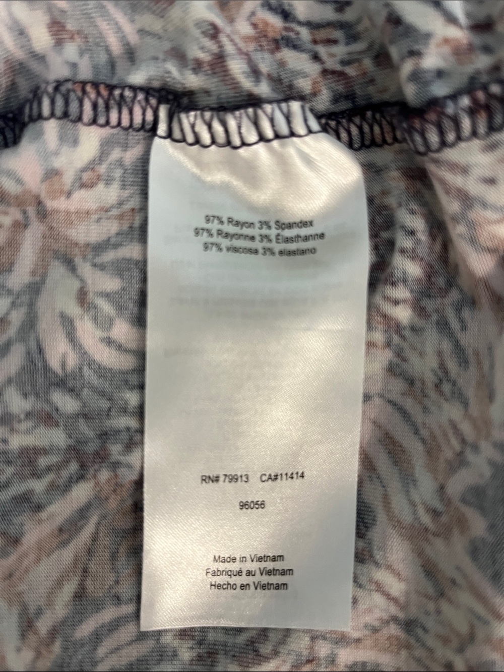 Motherhood Maternity Pink and Purple Floral V-Neck Maxi Dress Size M - Picture 7 of 8